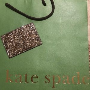 Kate Spade Graham Card Holder Glitter